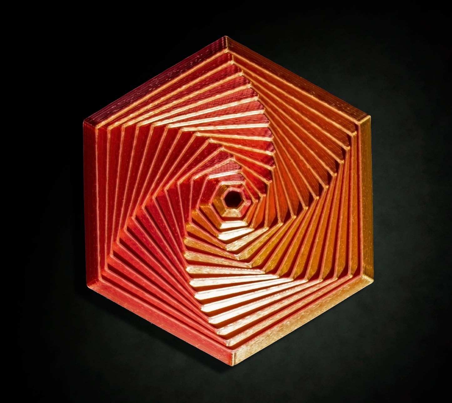 3D Printed Fidget Hexagon